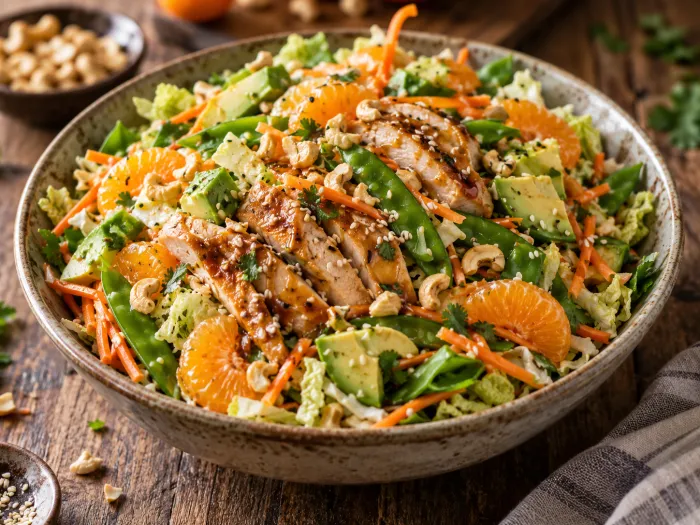 Asian Chicken & Avocado Salad