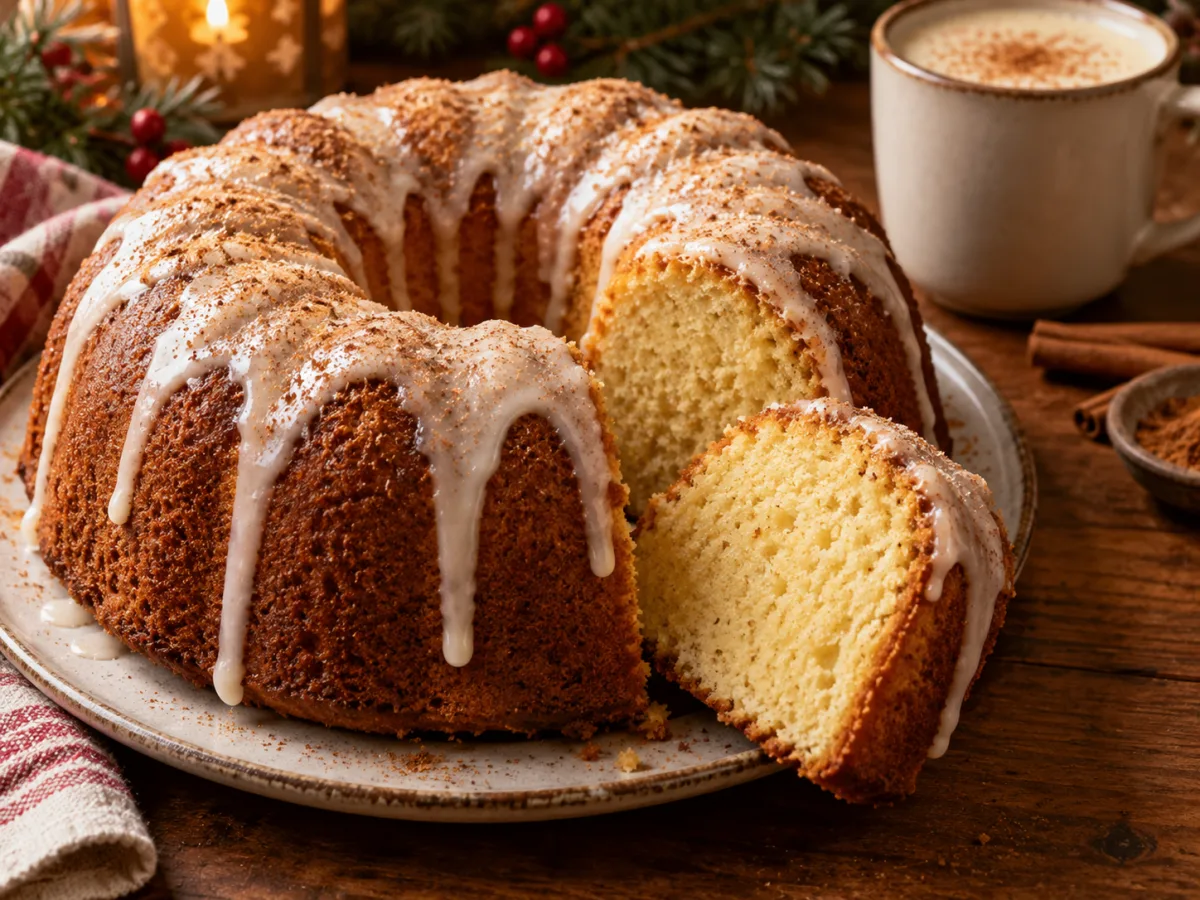 Bob & Doug McKenzie’s Eggnog Cake