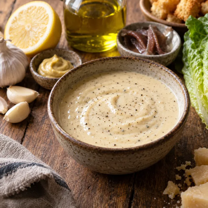 Classic Homemade Caesar Dressing