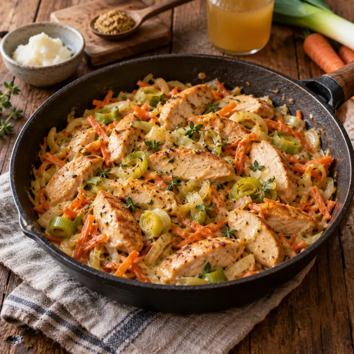 Coconut Chicken Hash
