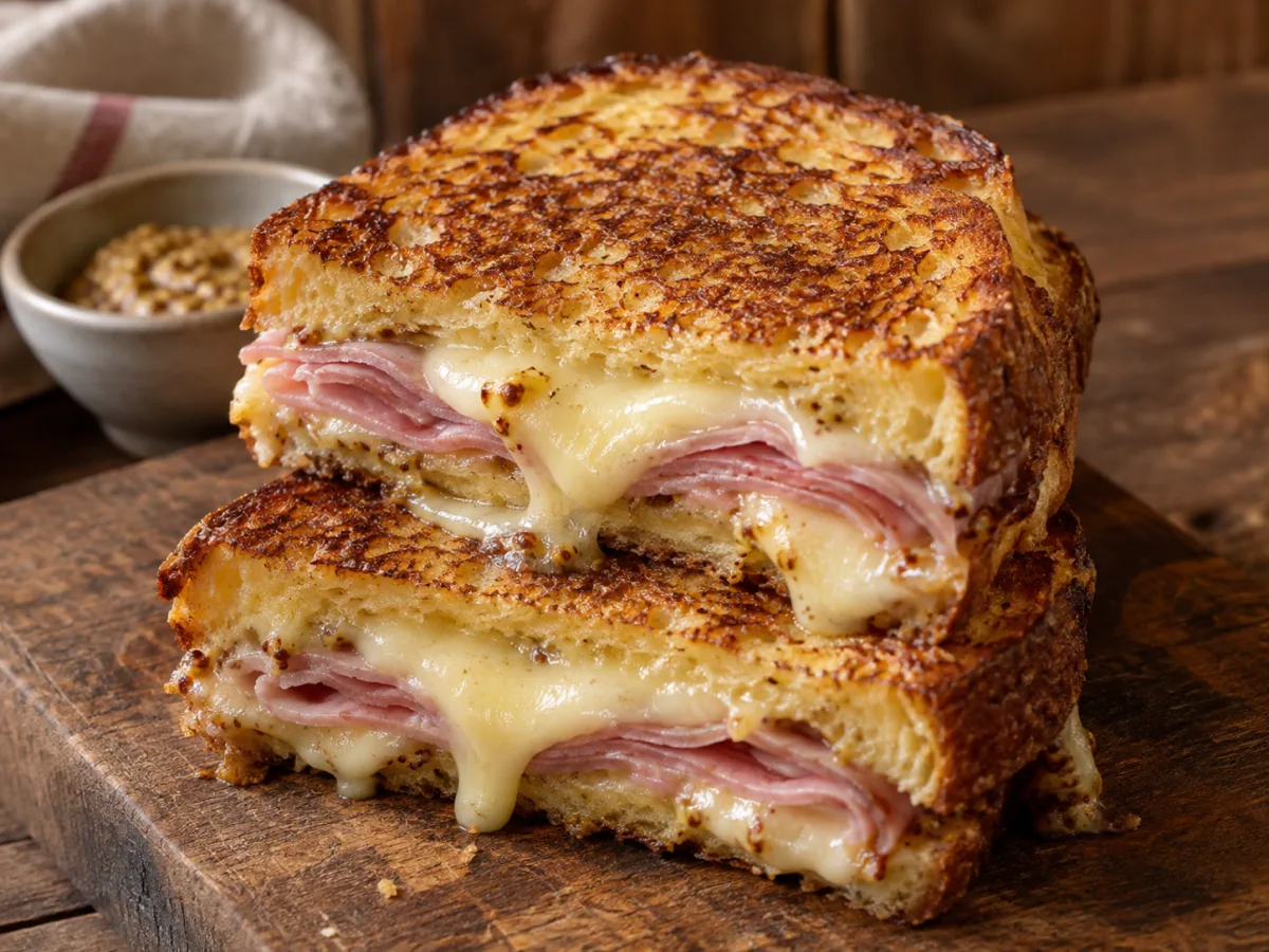 French-Toasted Ham & Gruyère