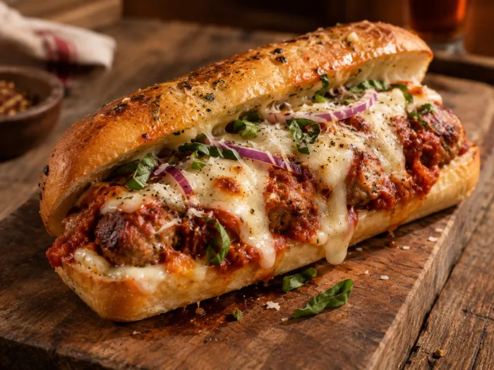 Garlic Butter Italian Sausage Sandwiches