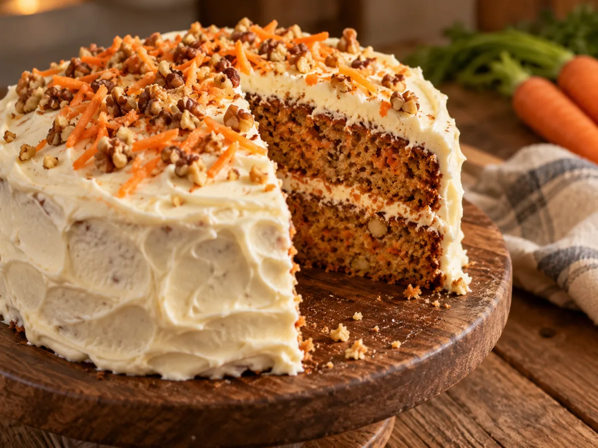 Ginger’s Creamy Carrot Cake