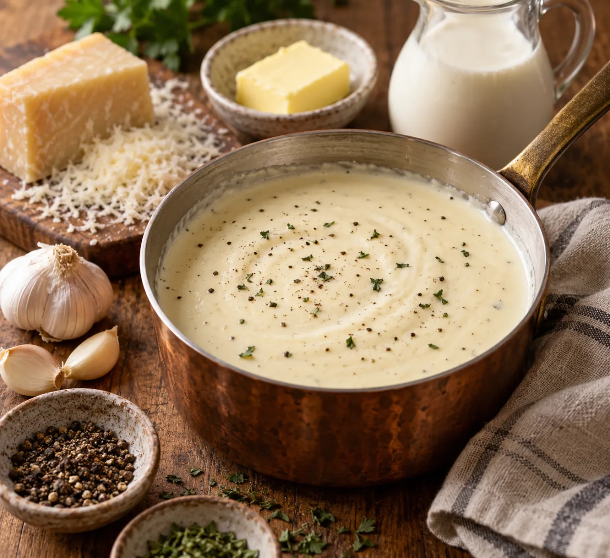 Homemade Alfredo Sauce