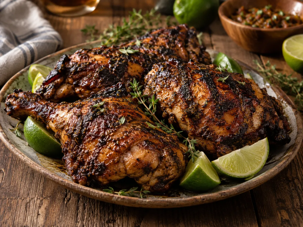 Jamaican Jerk Chicken & Lime