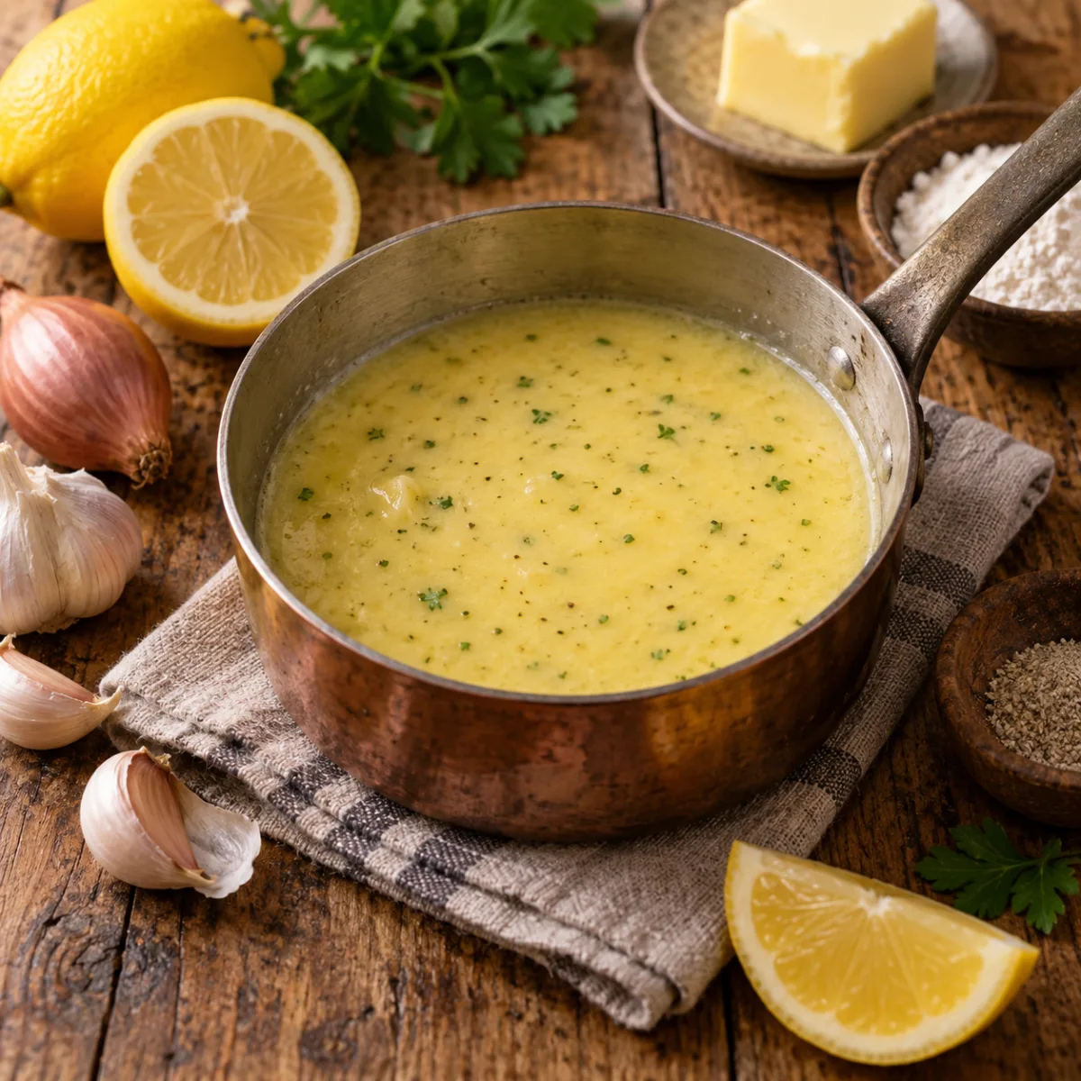 Lemon Garlic Butter Sauce
