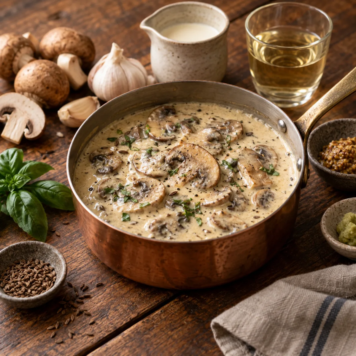 Mouri Kogoro’s Mushroom Sauce