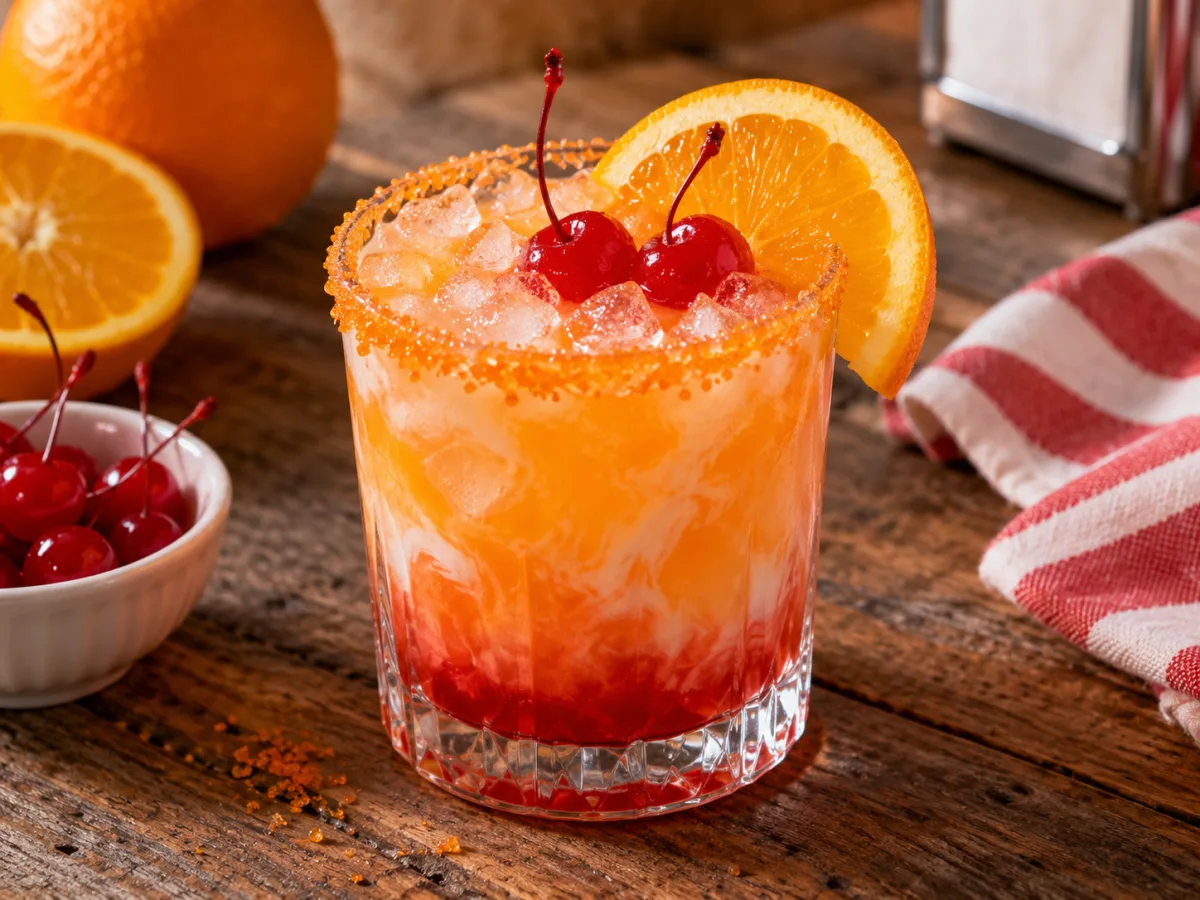 Orange Creamsicle Shirley Temple