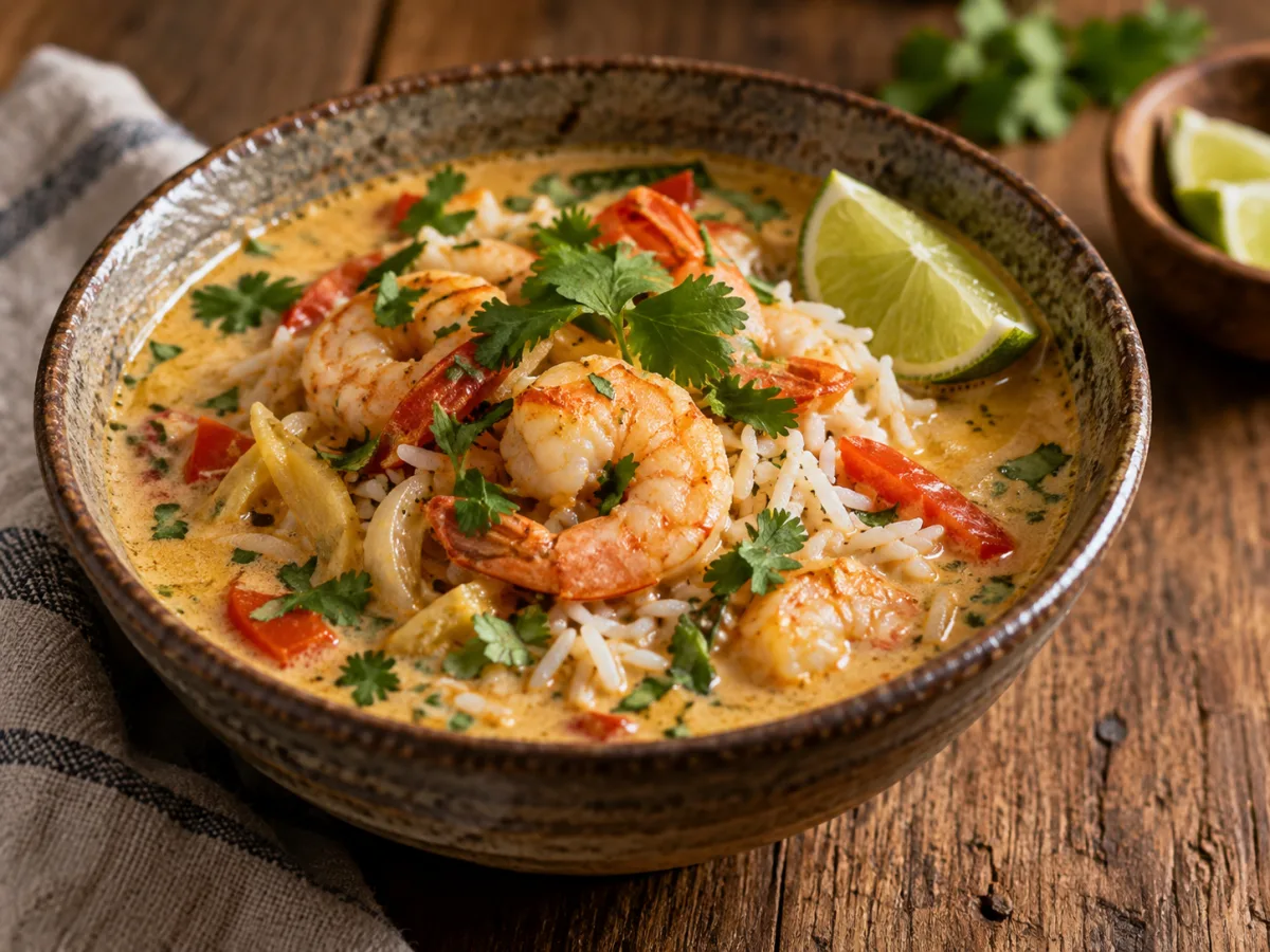 Samoan-Inspired Coconut Shrimp Soup