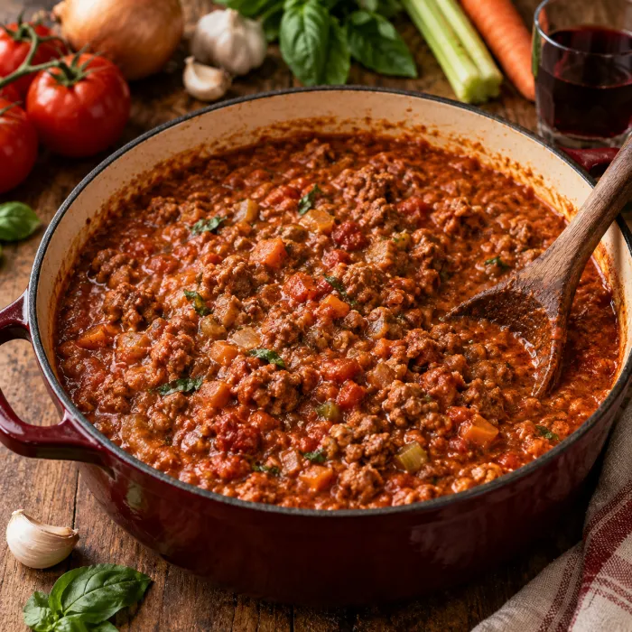 Sarah’s Italian Sausage Bolognese