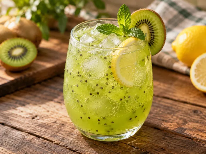 Sparkling Kiwi Lemonade