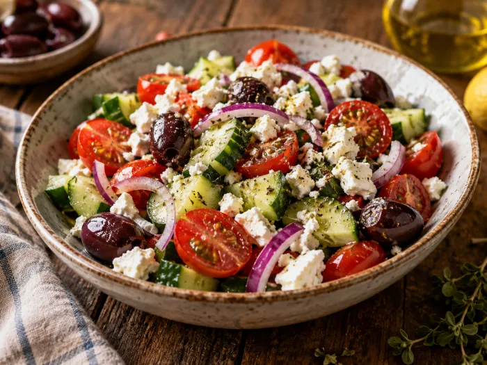 The Greek Mediterranean Salad